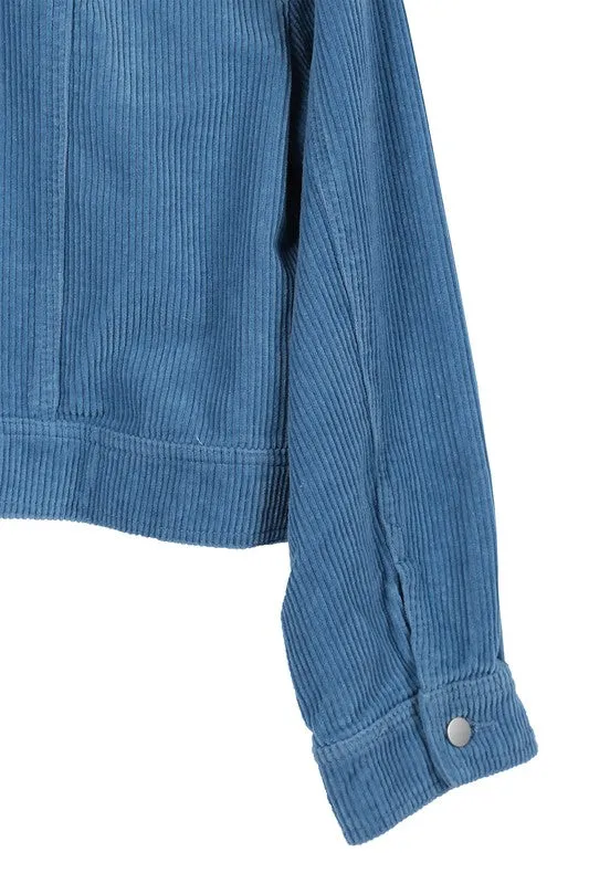 Frayed Corduroy Jacket