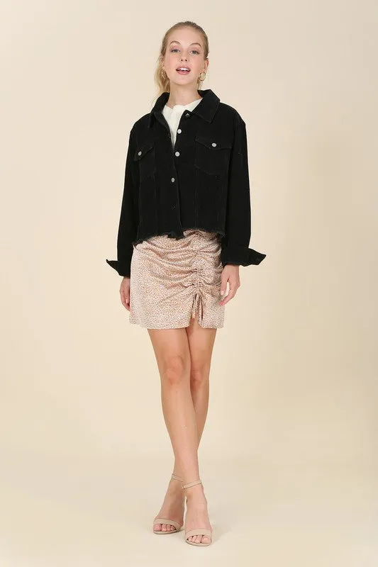 Frayed Corduroy Jacket