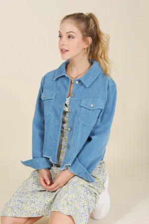 Frayed Corduroy Jacket
