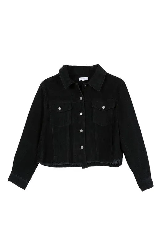 Frayed Corduroy Jacket