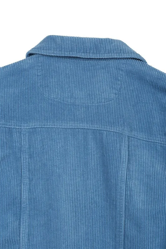 Frayed Corduroy Jacket