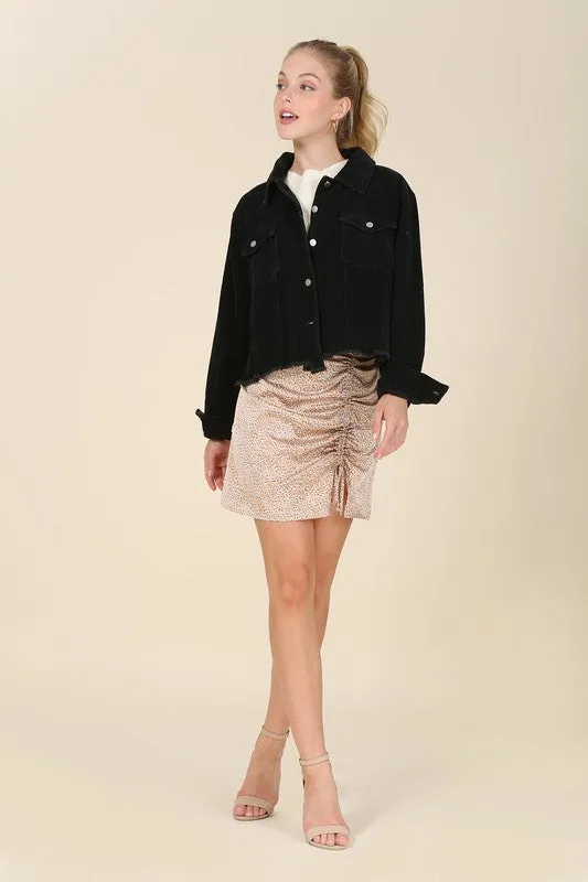 Frayed Corduroy Jacket