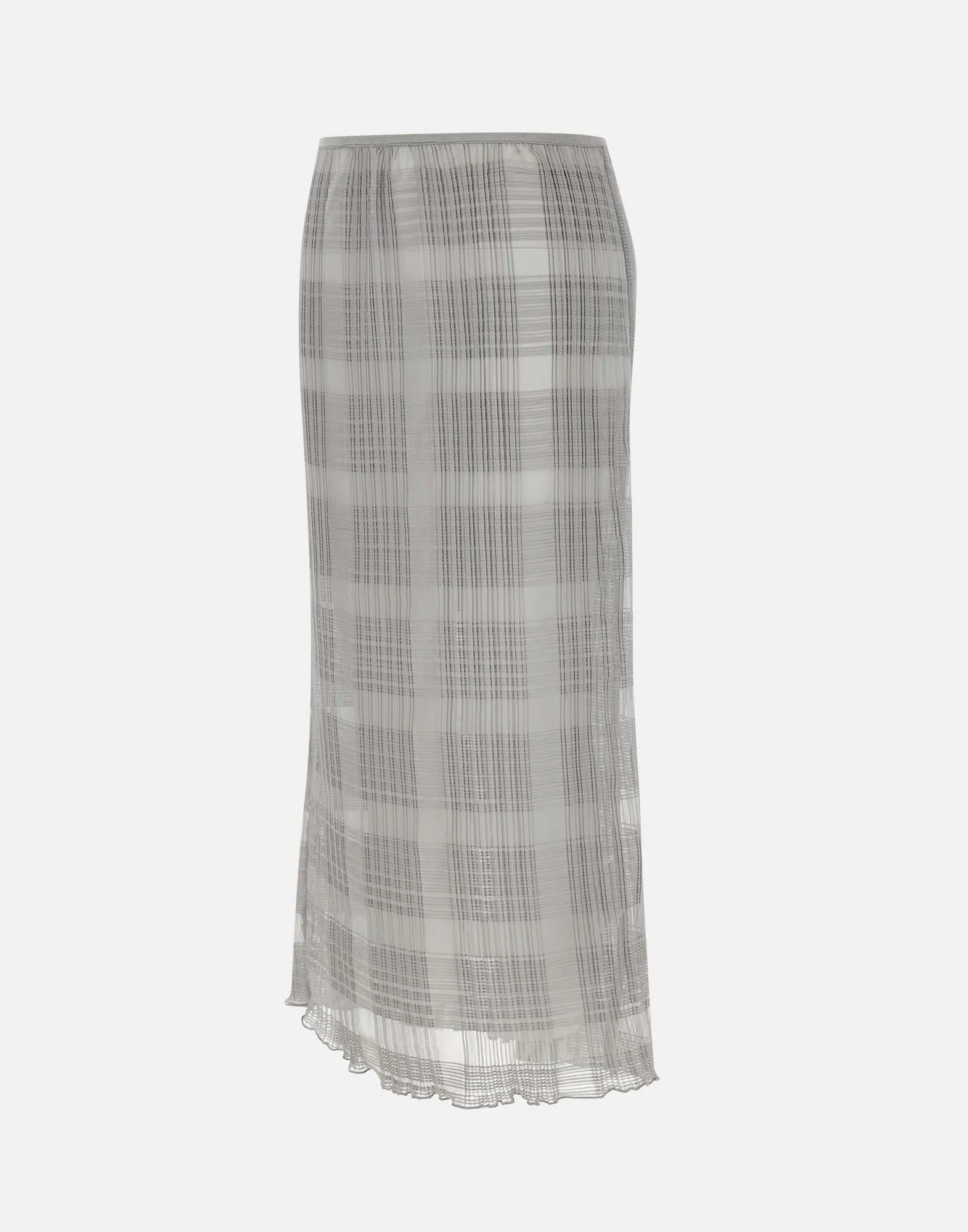 Förbli veckad chiffong midi kjol
