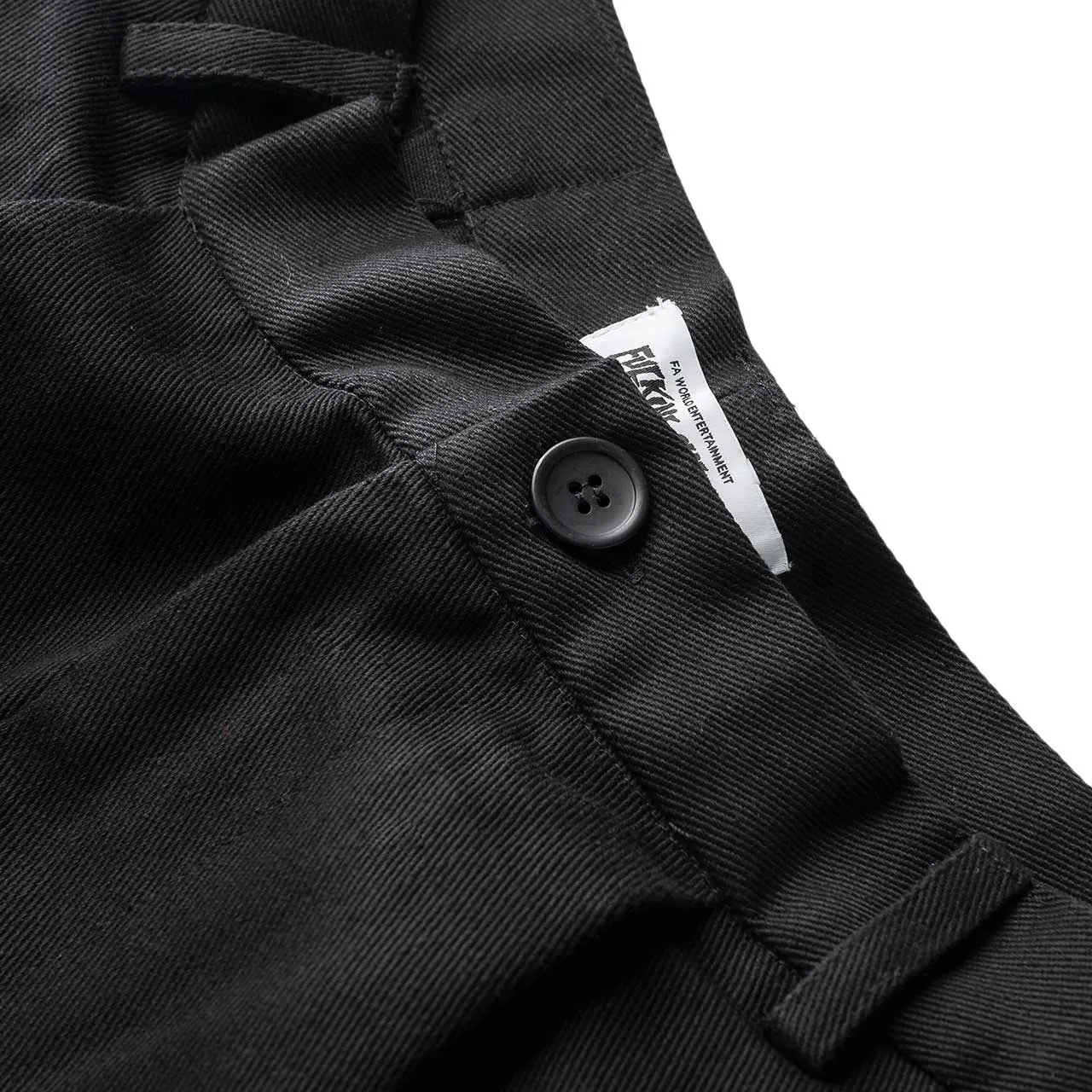 fucking awesome baggy denim trouser (black)