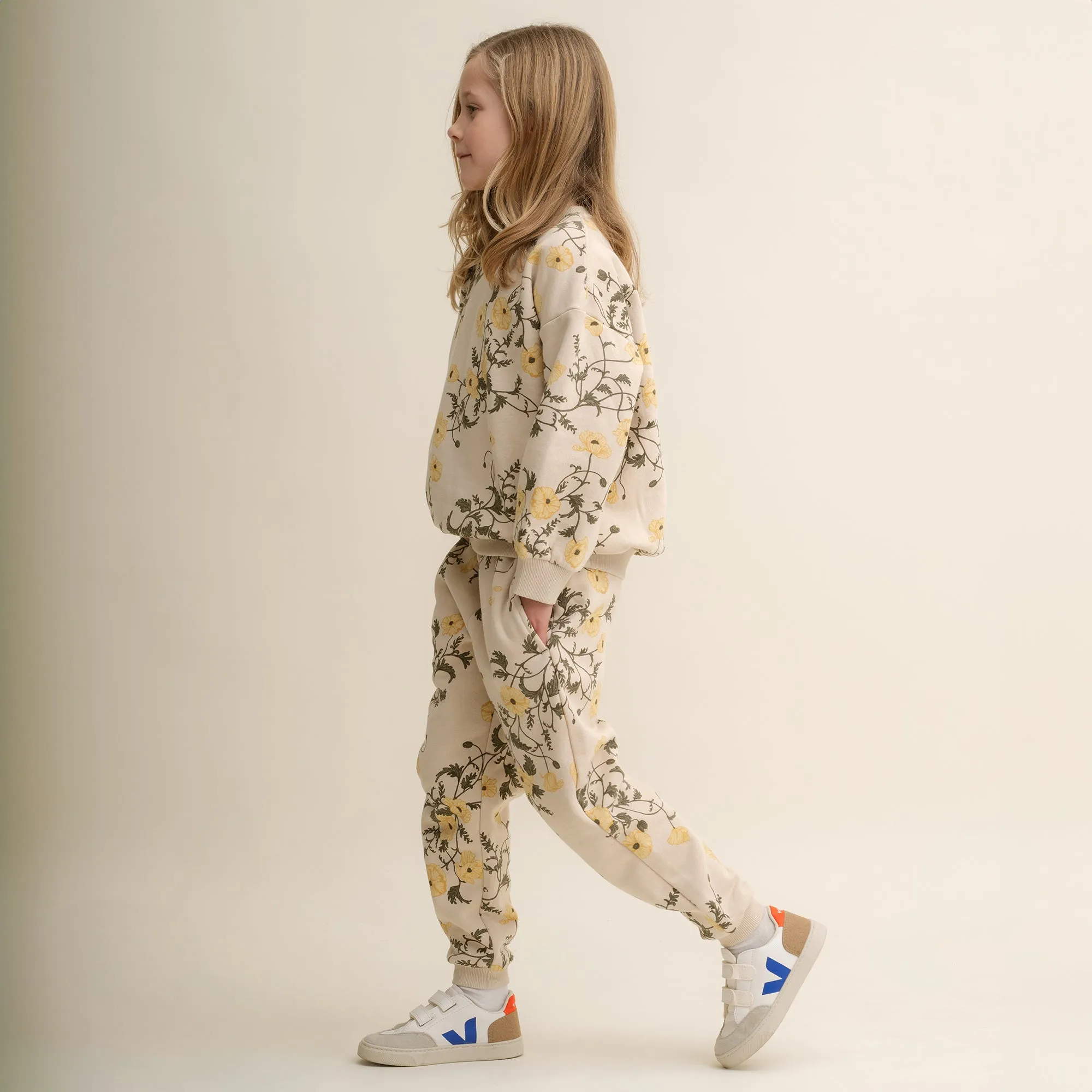 Garbo & Friends Flos Beige Sweatshirt