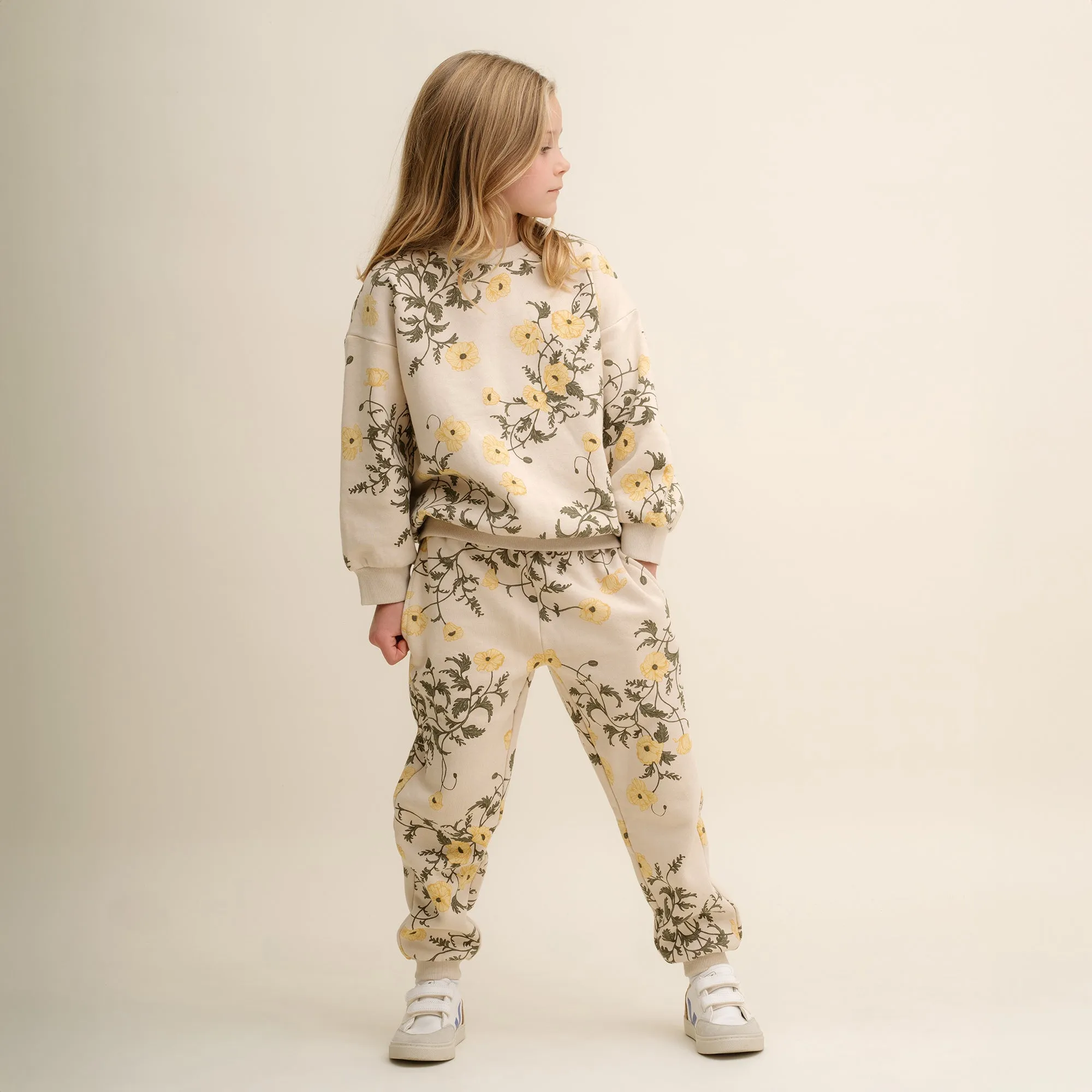 Garbo & Friends Flos Beige Sweatshirt