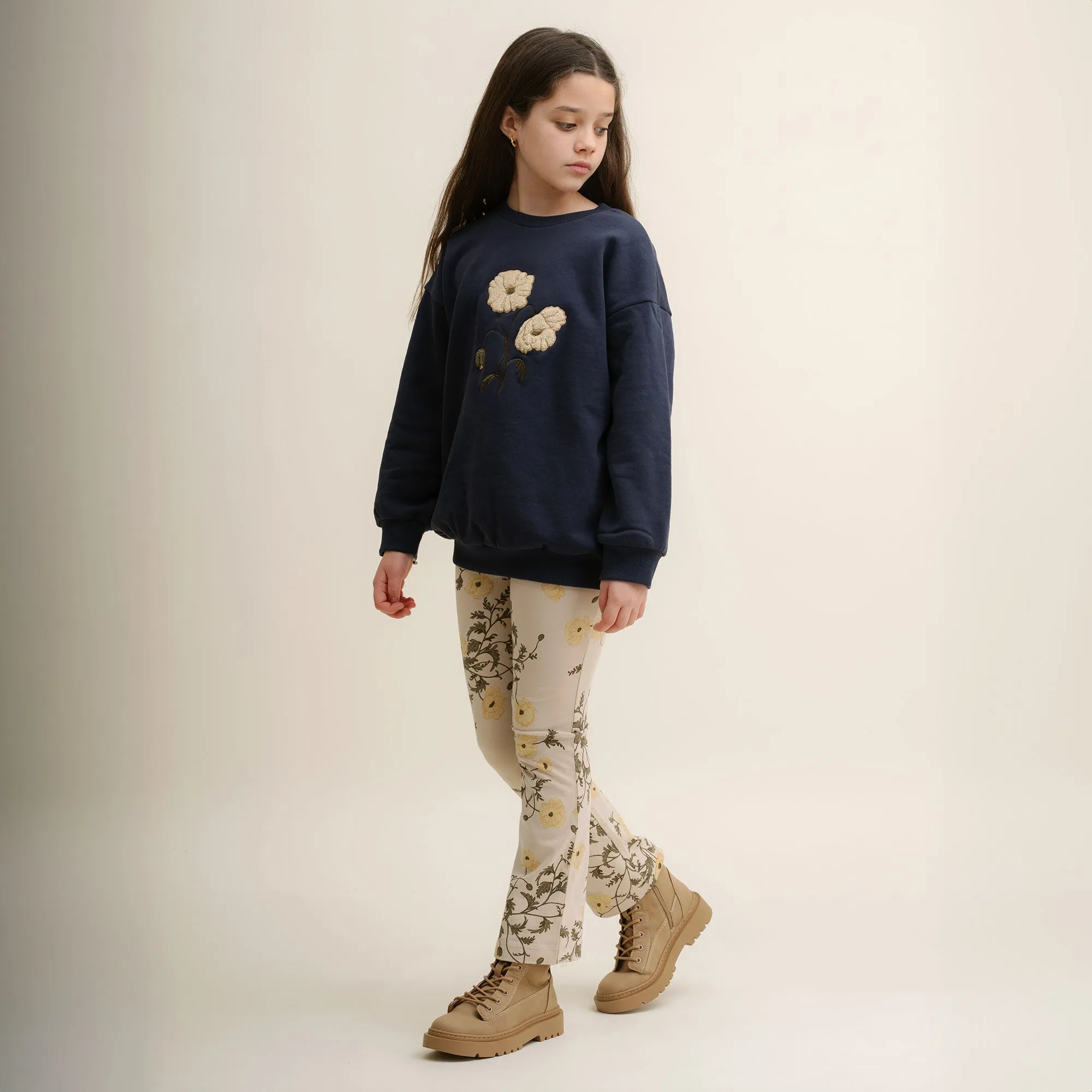Garbo & Friends Flos Navy Sweatshirt