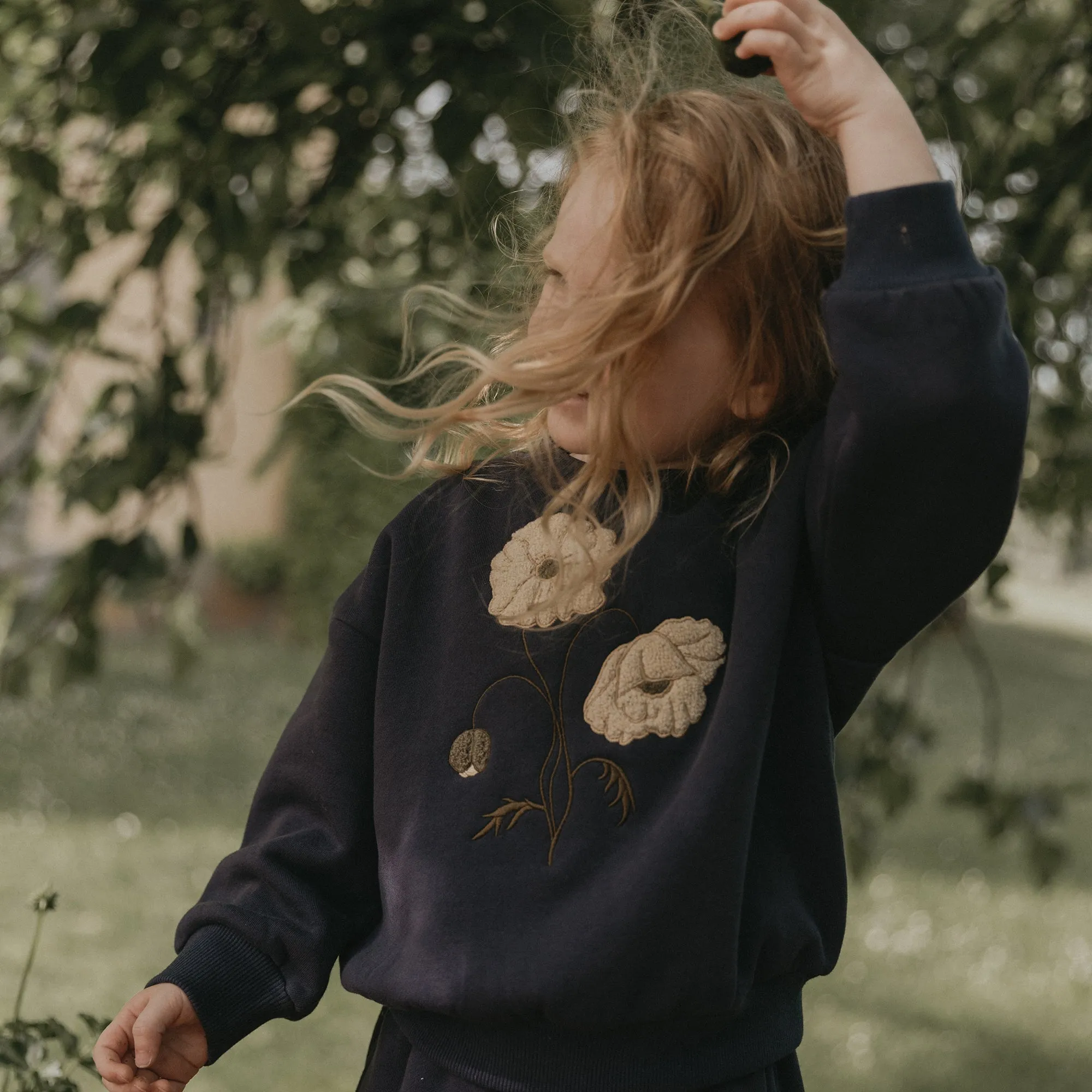 Garbo & Friends Flos Navy Sweatshirt