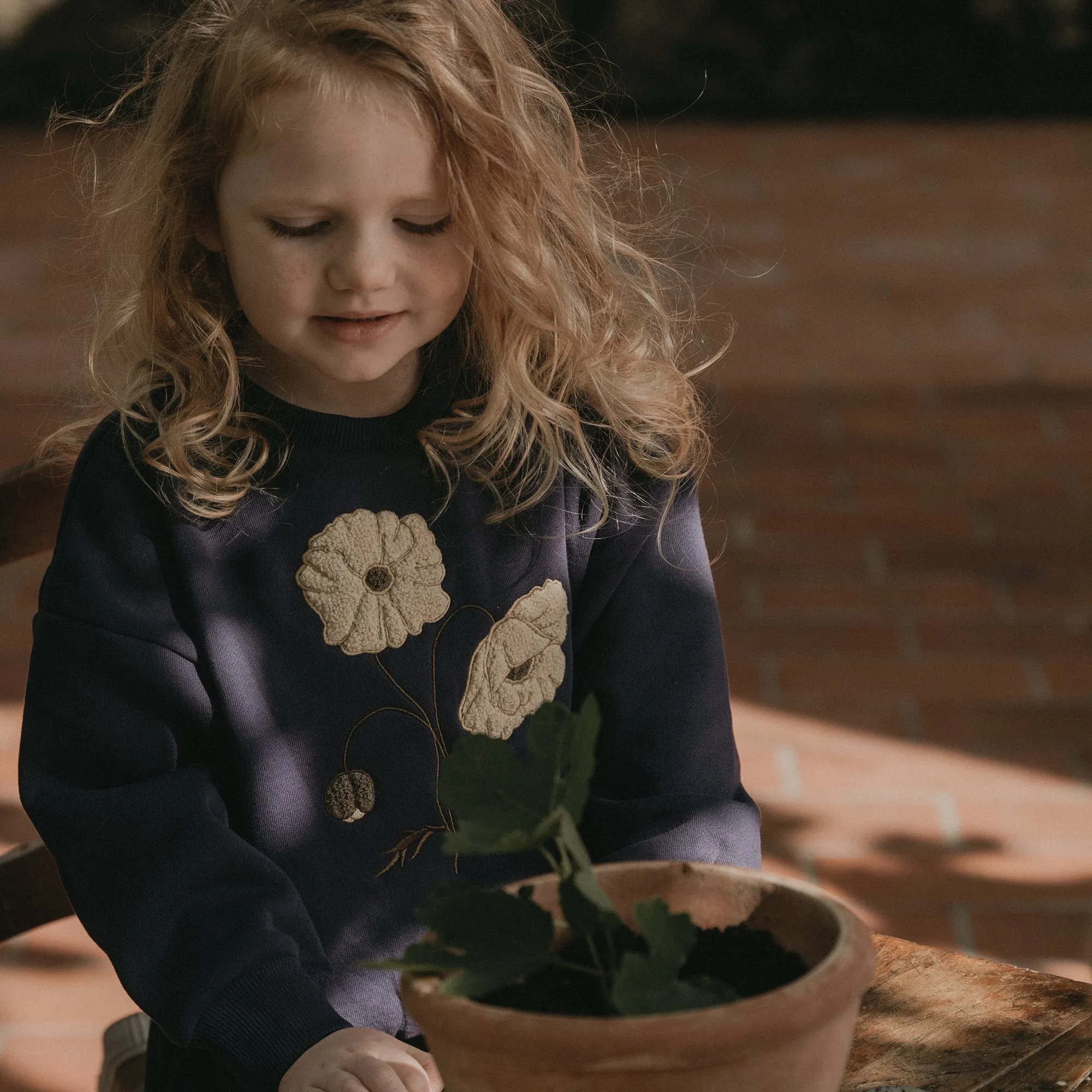 Garbo & Friends Flos Navy Sweatshirt