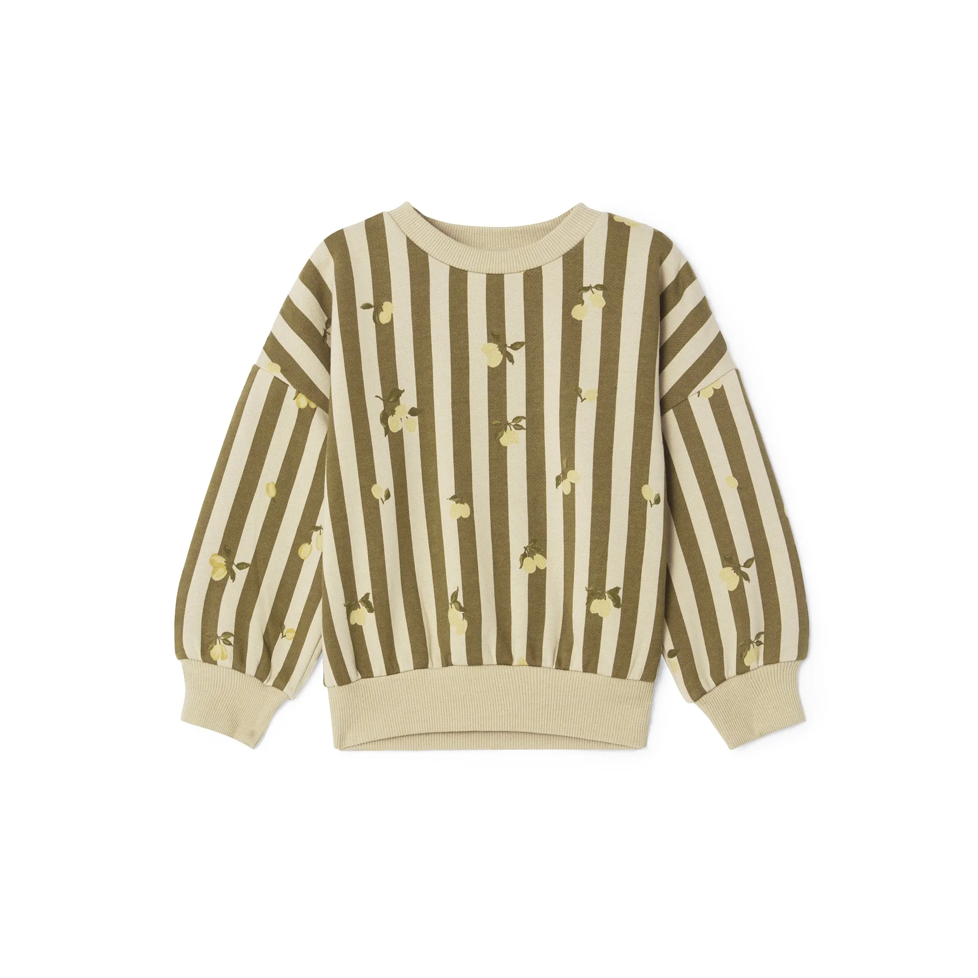 Garbo & Friends Stripe Prune Sweatshirt
