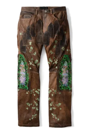 GARDEN GLASS PATCHED PANT