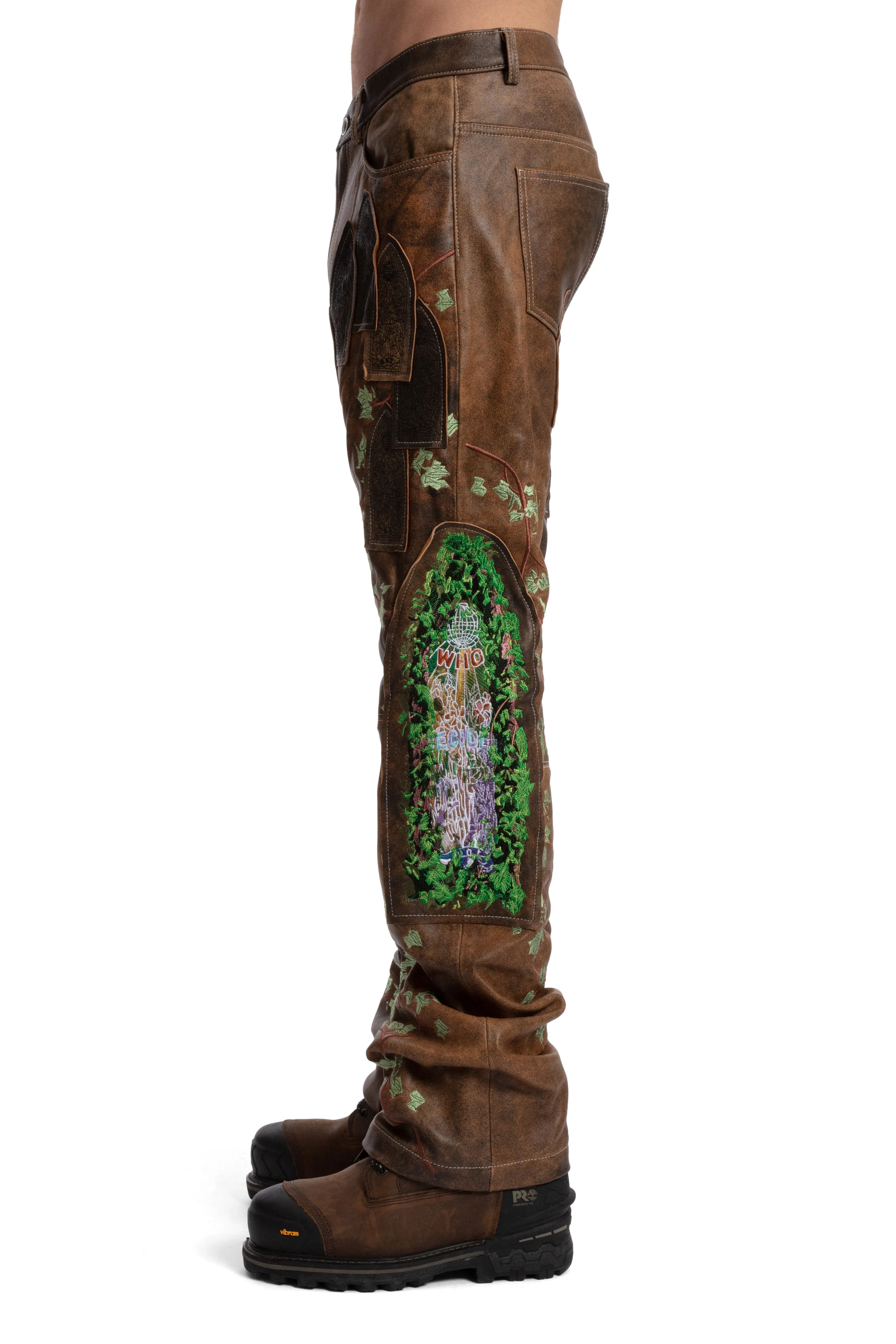 GARDEN GLASS PATCHED PANT
