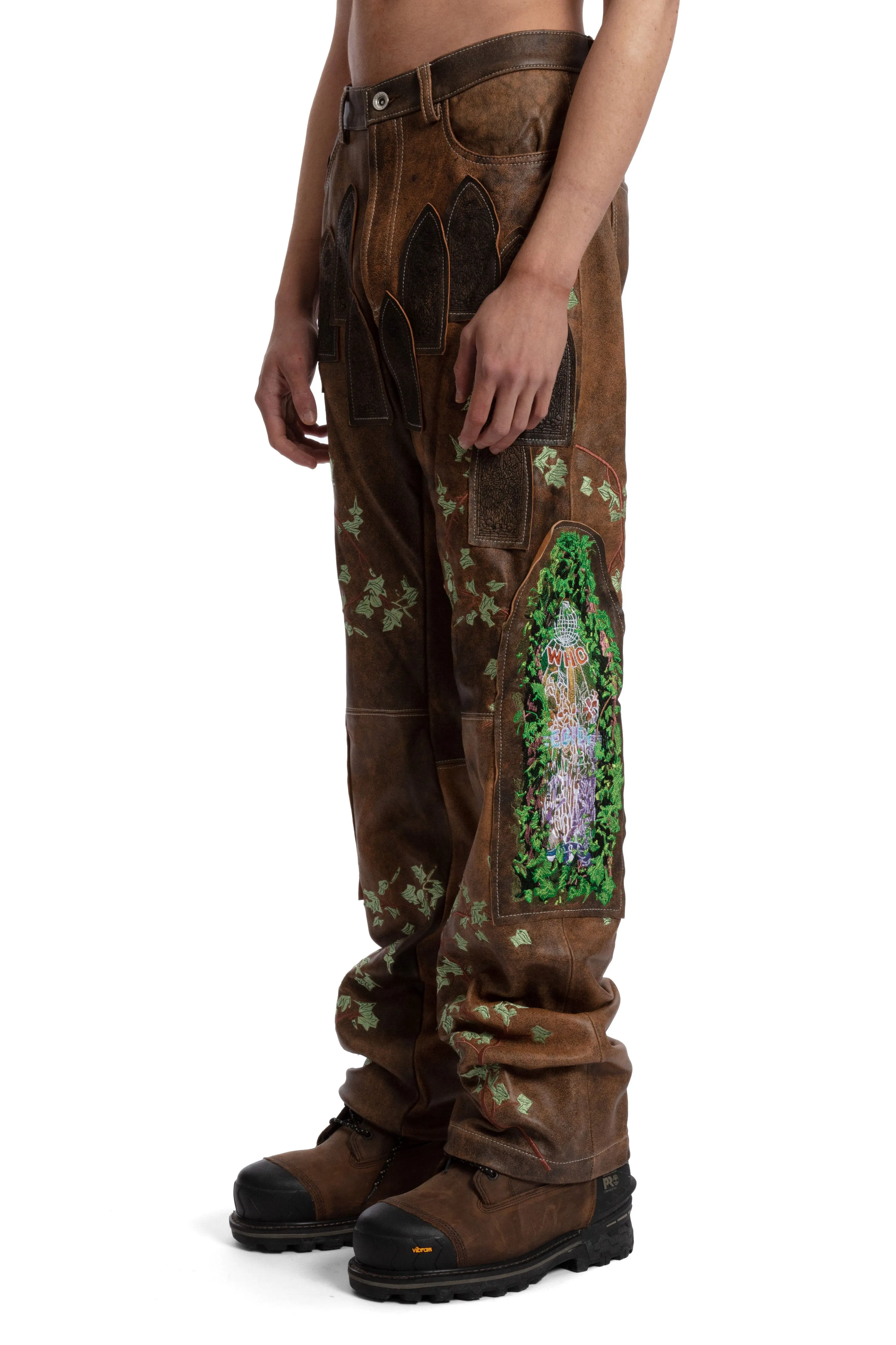 GARDEN GLASS PATCHED PANT