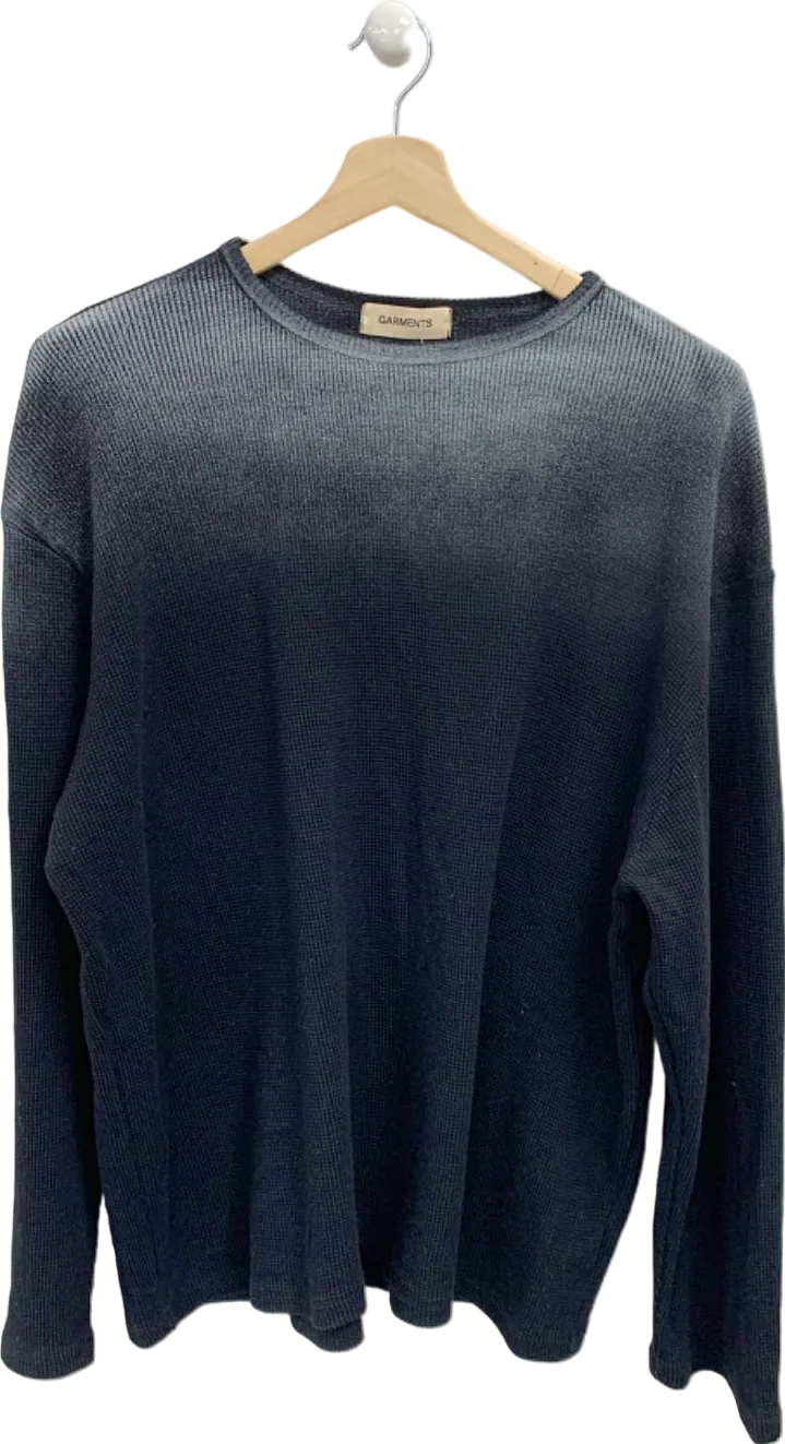 Garments Navy Long Sleeve Sweater UK L
