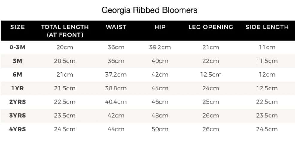Georgia Ribbed Ruffle Bloomers - Plum