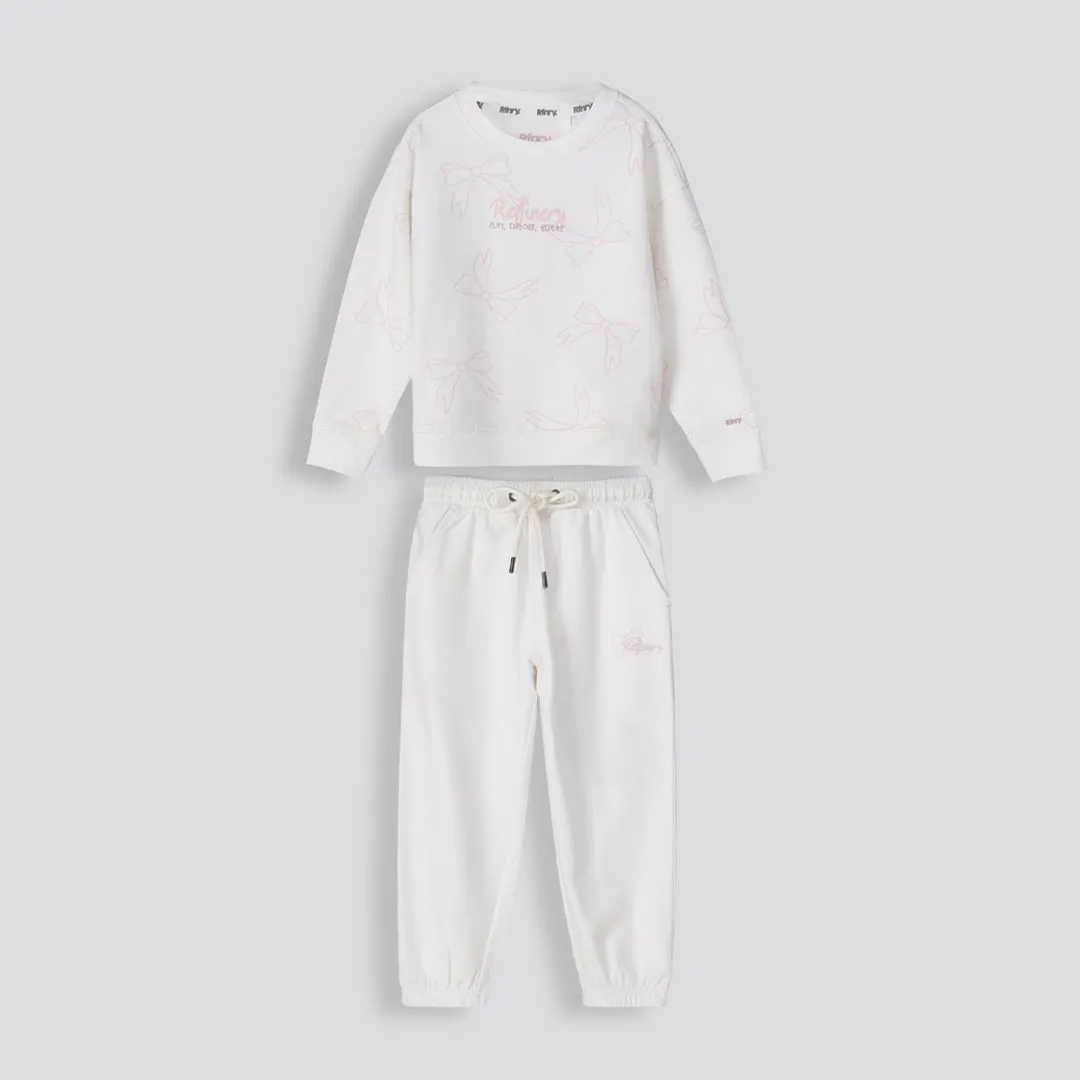 Girls Graphic Sweater _ 159133 _ Milk