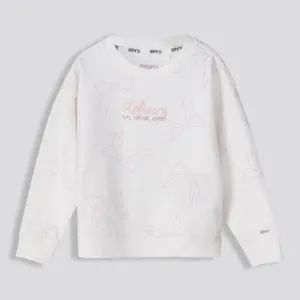 Girls Graphic Sweater _ 159133 _ Milk