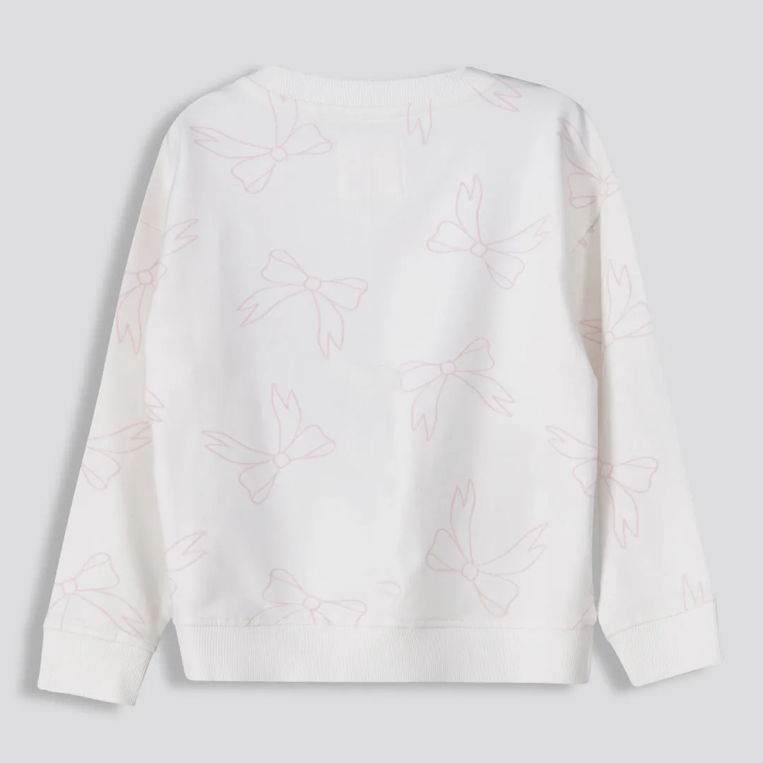 Girls Graphic Sweater _ 159133 _ Milk