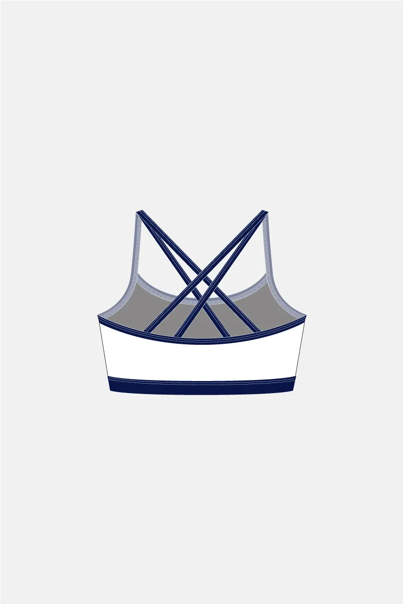Girls Training Crop Top With Cups