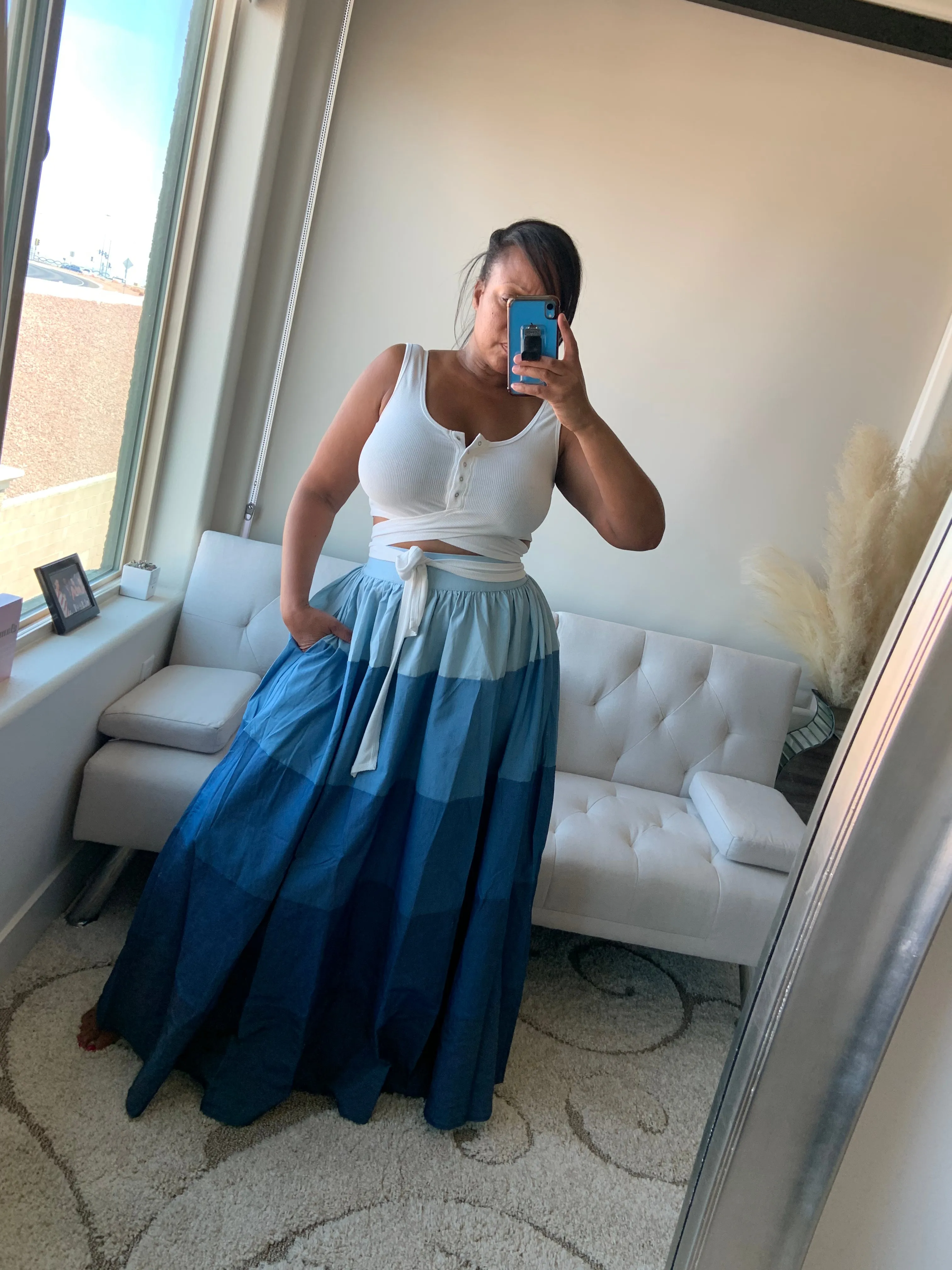 Girly Girl 2pc Maxi Skirt Set