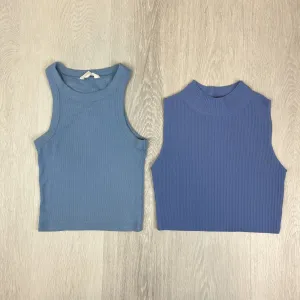 Glassons Womens Blue Tank Top Bundle Size Small (2 Tops)