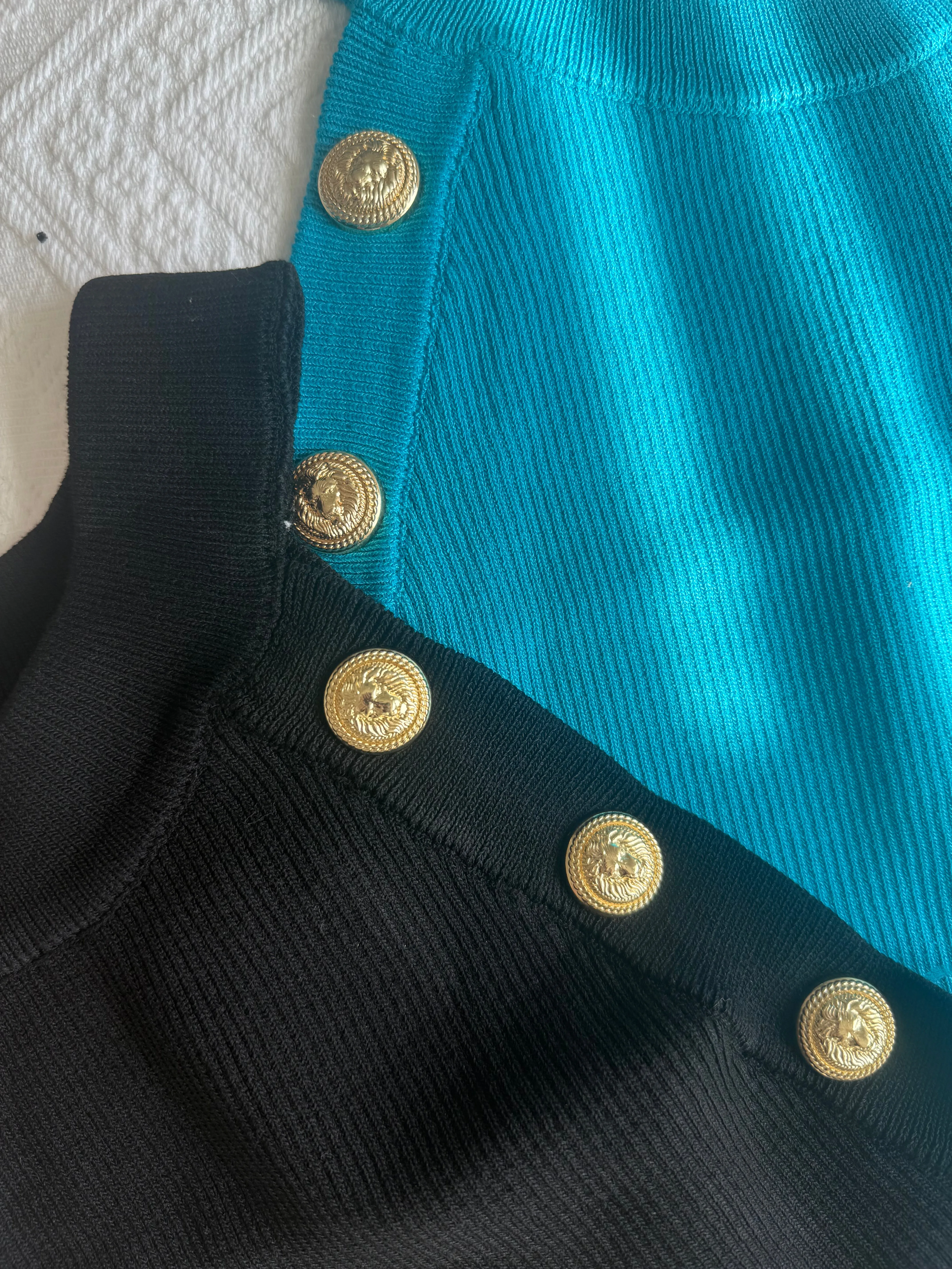 Gold Button Top
