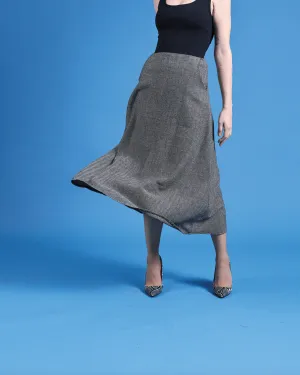 Grey Midi Skirt