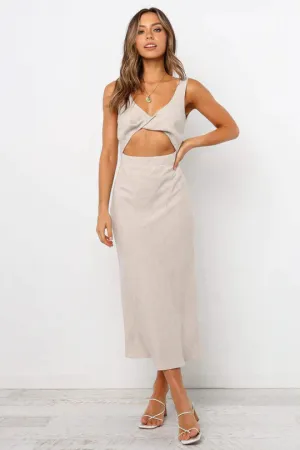 Gudelia® | Midi Dress In A Wrap Style