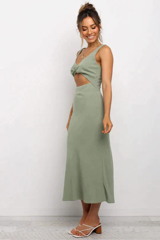 Gudelia® | Midi Dress In A Wrap Style