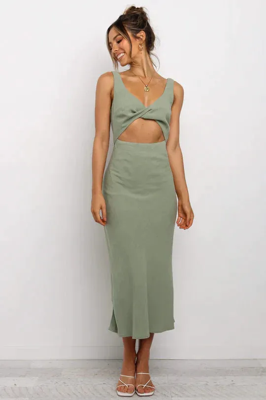 Gudelia® | Midi Dress In A Wrap Style