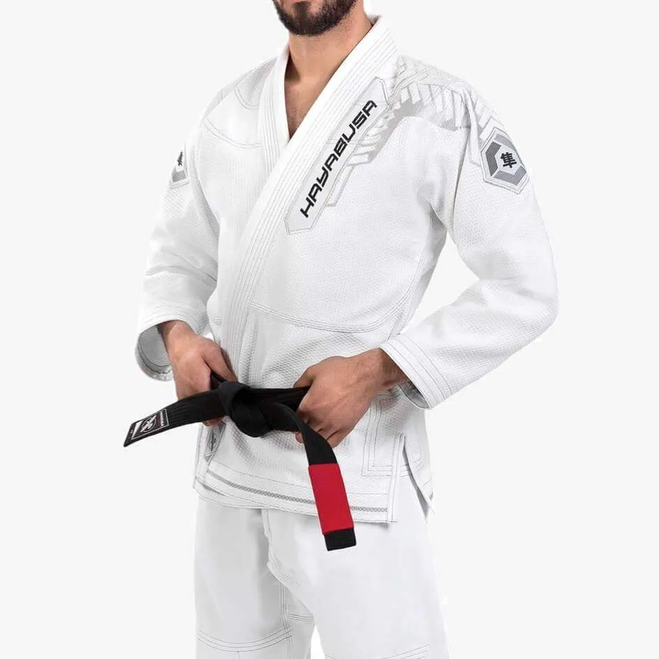 HAYABUSA® Warrior Gold Weave Jiu Jitsu Gi | Lightweight Gi | Many Sizes | Premium Cotton Blend | Gi for Men/ Women for Martial Arts Training and Fight - A0 A1 A2 A3 A4 A5|