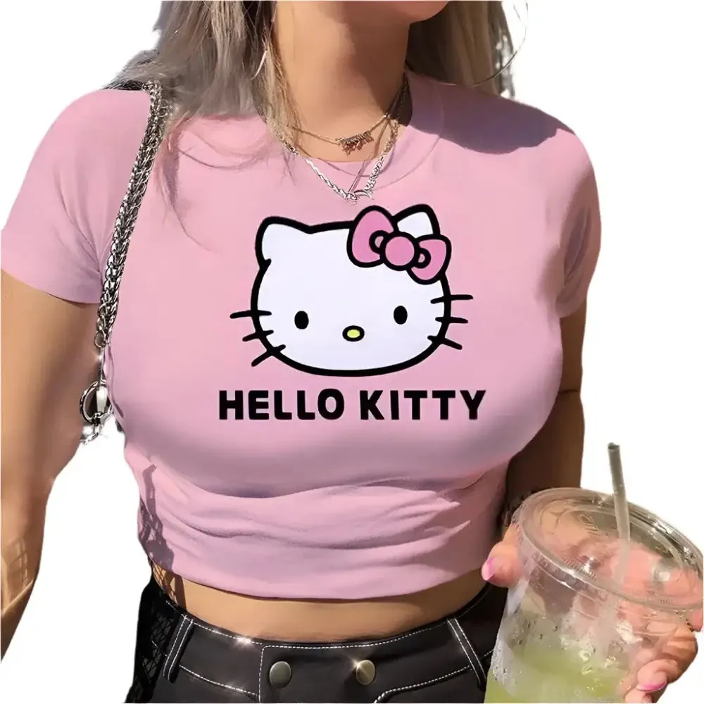 Hello Kitty Crop Top Y2K
