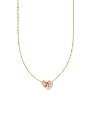 Holland Heart Pendant Necklace in Gold