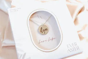 Hope Script Necklace
