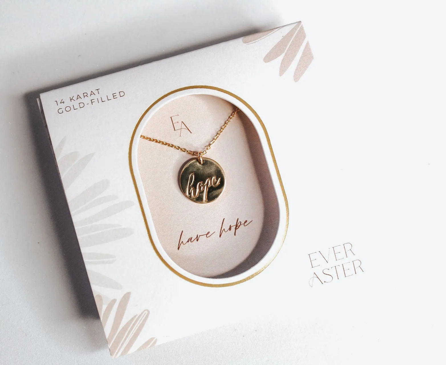 Hope Script Necklace
