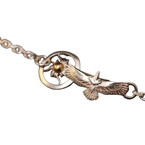 Horizon Blue Wheel Pendant