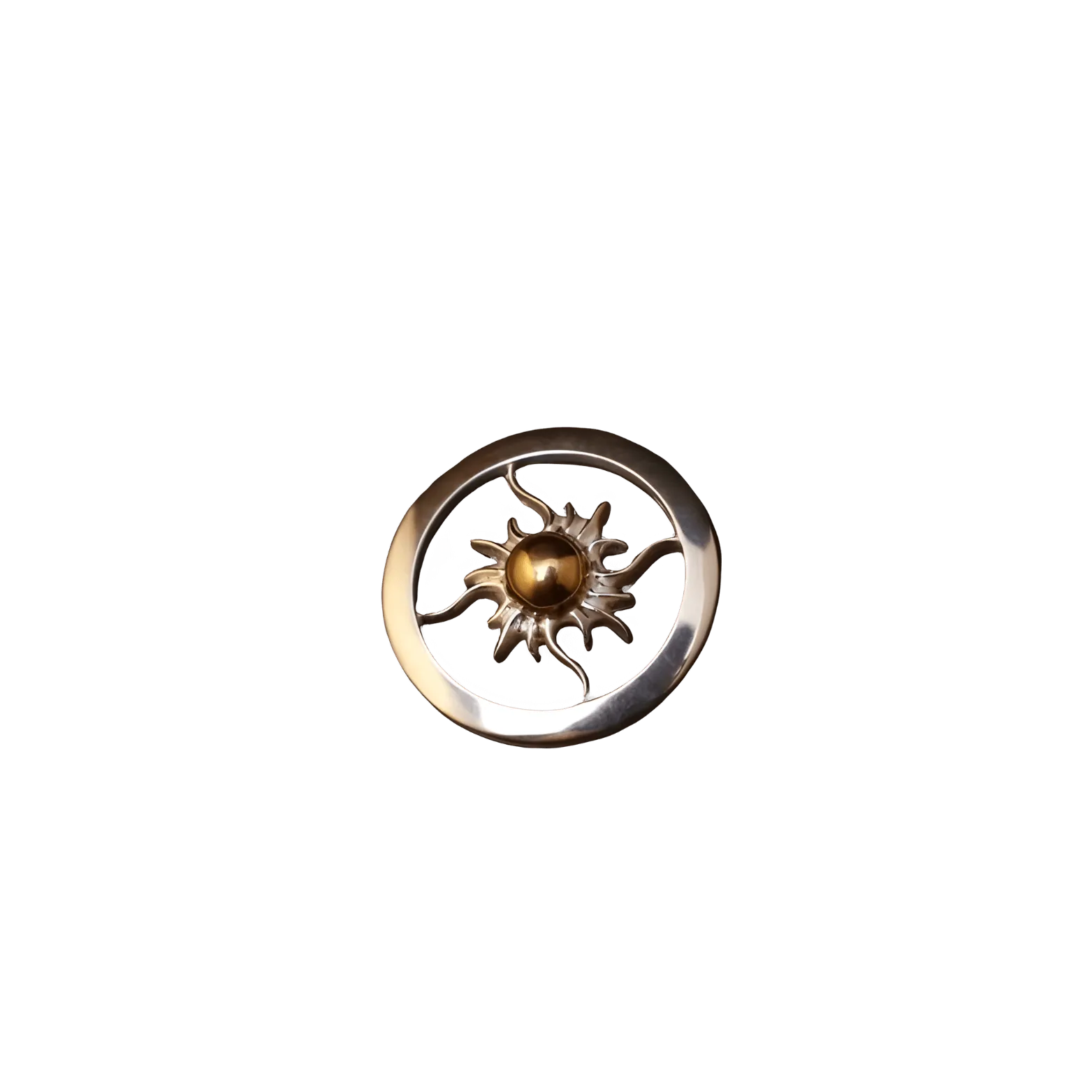 Horizon Blue Wheel Pendant