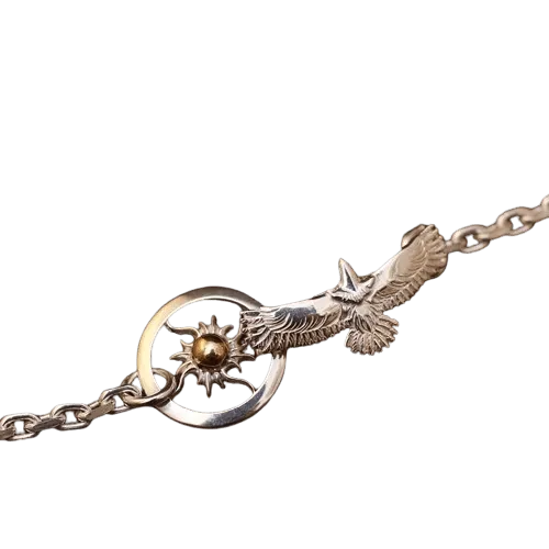 Horizon Blue Wheel Pendant