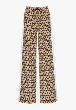 Iconographe Wide-Leg Jersey Pants