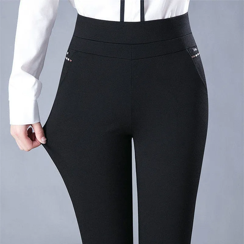 Ilva pants - Slim fit and high waist for stylish elegance