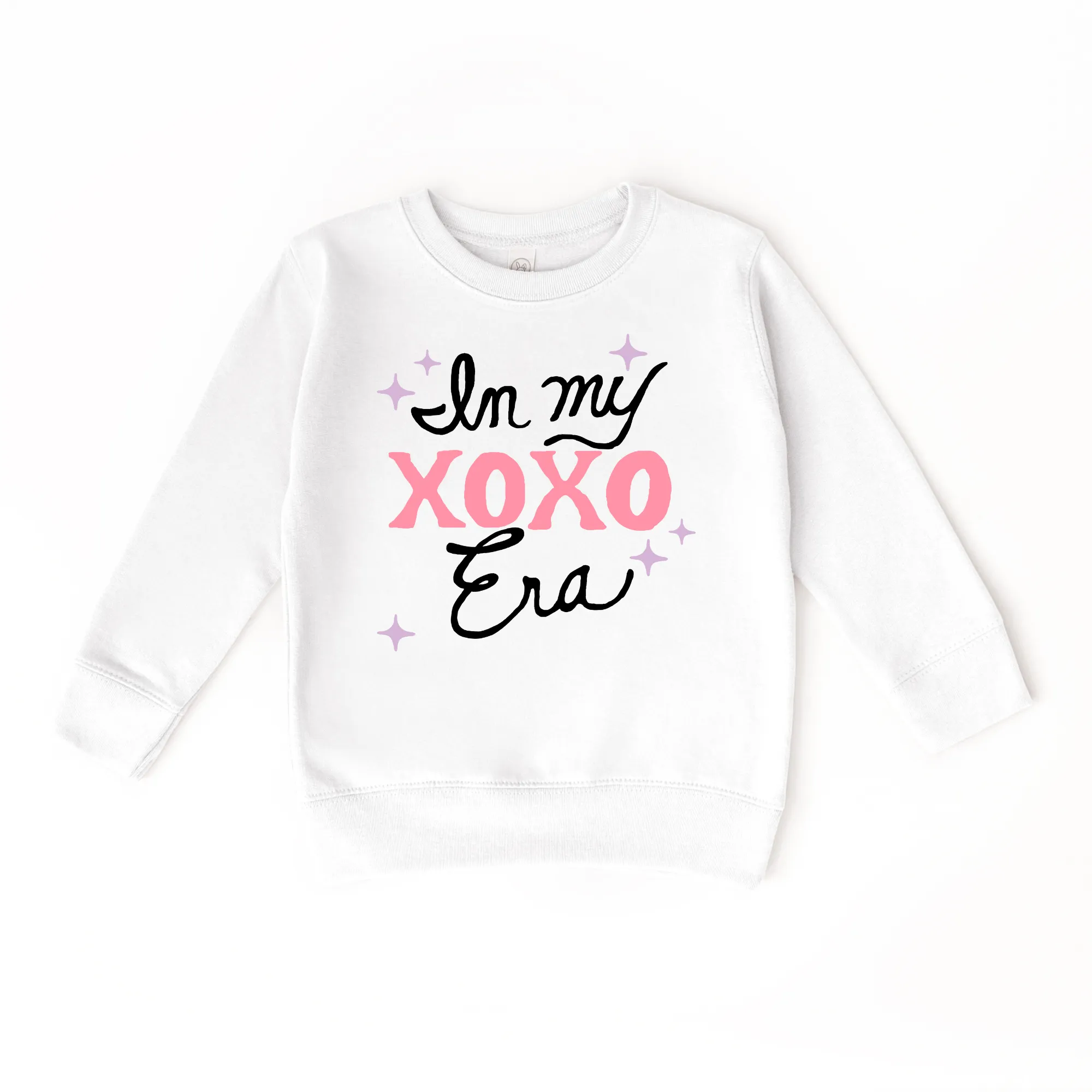 In my XOXO Era Valentines Day Kids sweatshirt