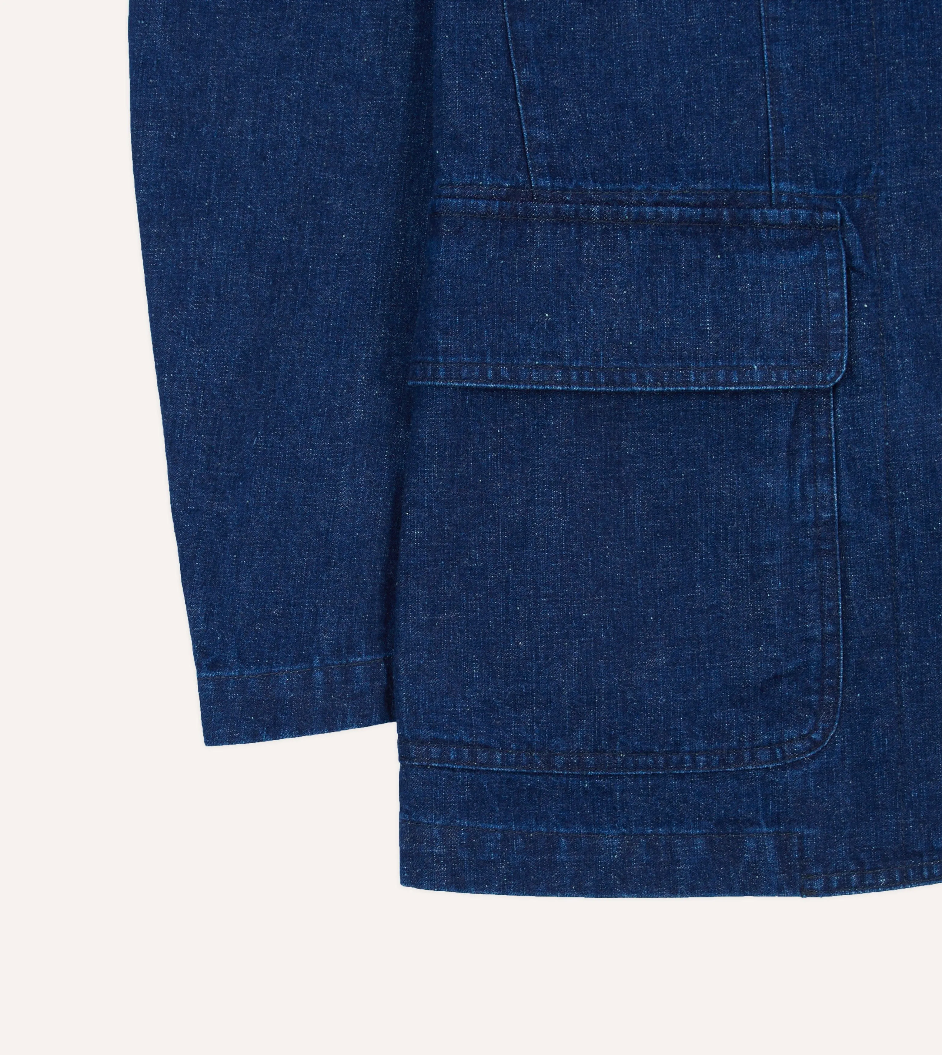Indigo Cotton-Linen Games Blazer Mk. I