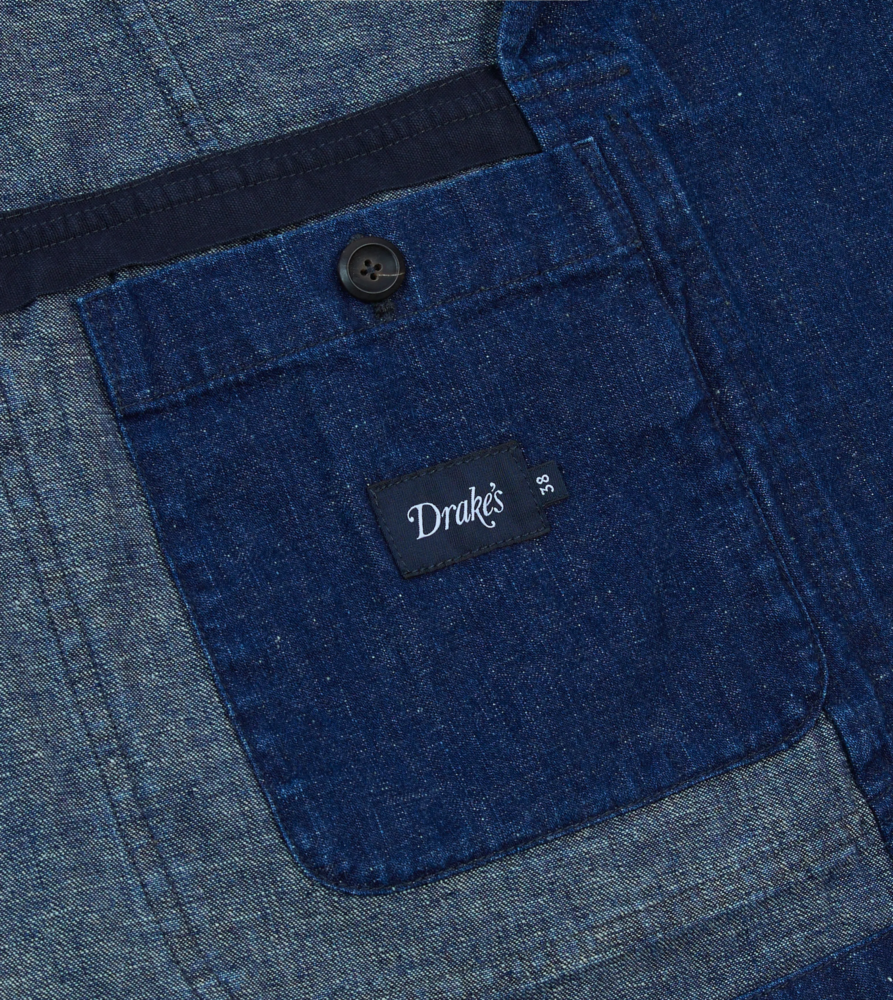 Indigo Cotton-Linen Games Blazer Mk. I