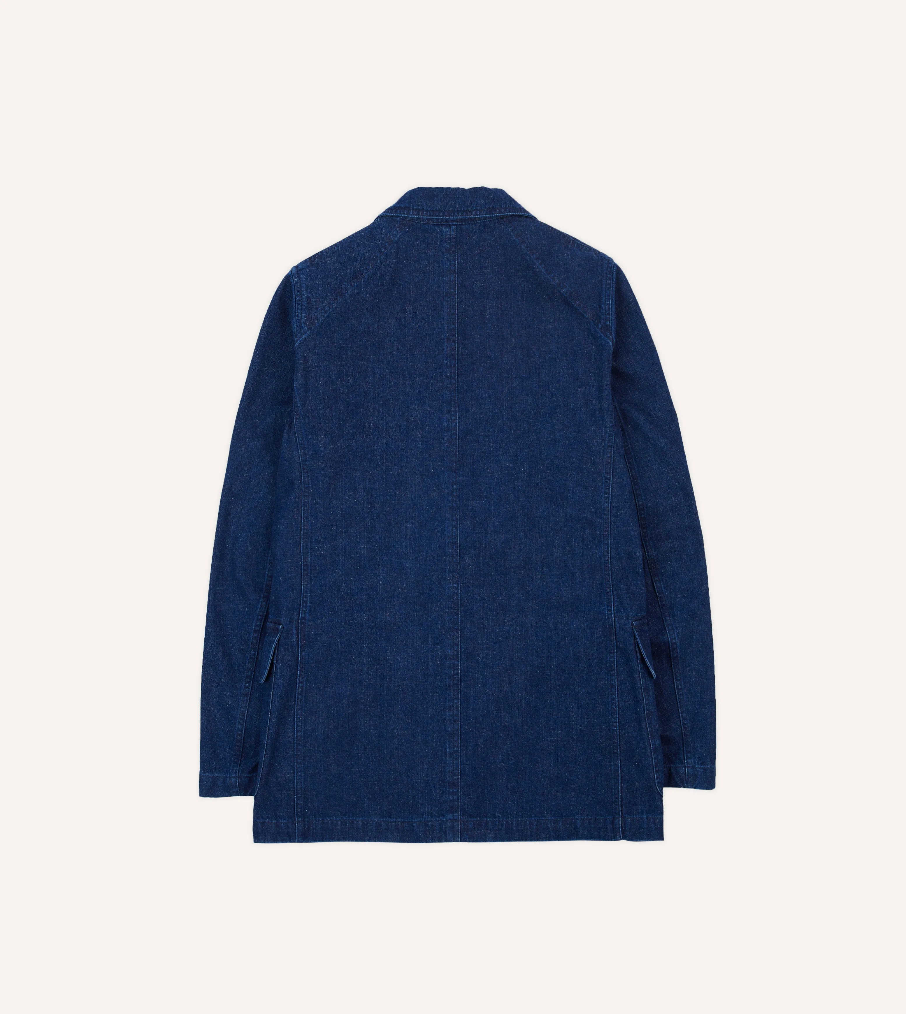 Indigo Cotton-Linen Games Blazer Mk. I