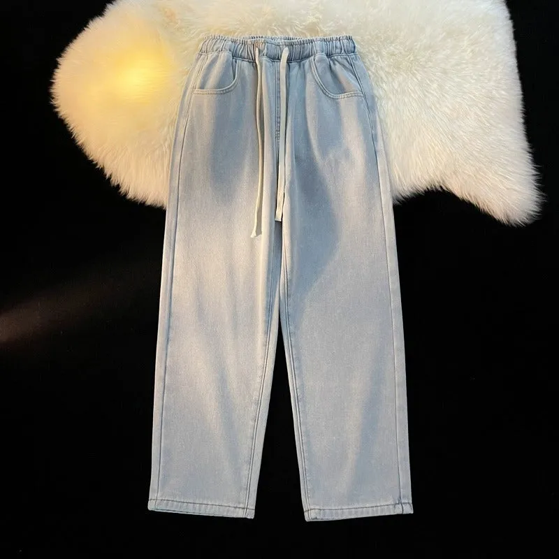 INSTOCK-Plush and thickened jeans for men