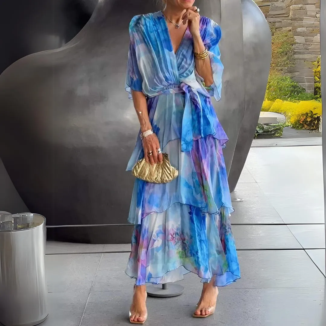 Isalyn™ - Ruffle Wrap Dress