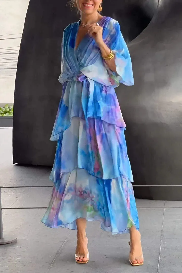 Isalyn™ - Ruffle Wrap Dress