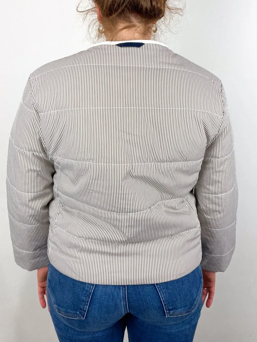 Jacket in Earth Stripe