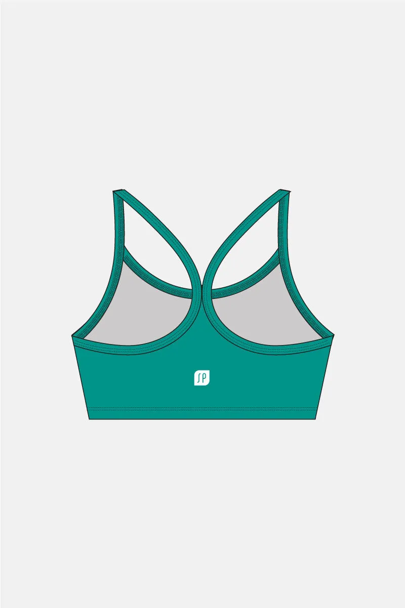 Jade Matt Binding Crop Top