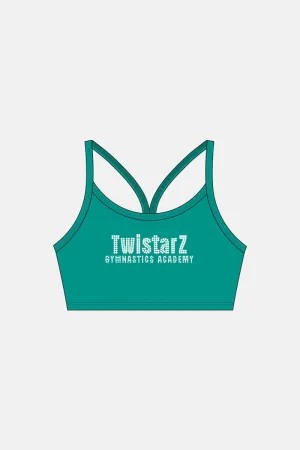 Jade Matt Binding Crop Top